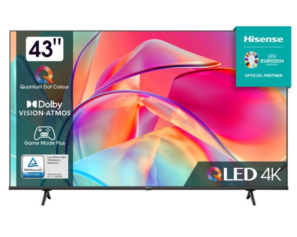 TV Hisense 43" 43E7KQ QLED 4K UHD Smart 